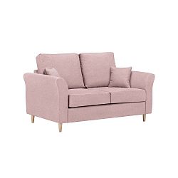 Smooth kétszemélyes rózsaszín kanapé - Kooko Home