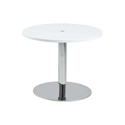 Sortello fehér kisasztal, rozsdamentes lábakkal - Actona