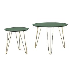 Sparks 2 db kisasztal, zöld asztallappal - Karlsson