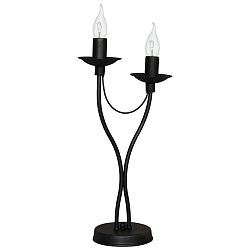 Spirit fekete asztali lámpa, magassága 47 cm - Glimte