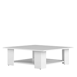 Square fehér dohányzóasztal, 89 x 89 cm - Symbiosis