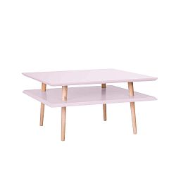 Square rózsaszín dohányzóasztal, 68 x 68 cm - Ragaba