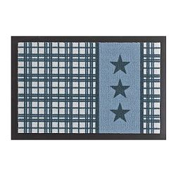Star Plaid Printy Blue lábtörlő, 40 x 60 cm - Hanse Home