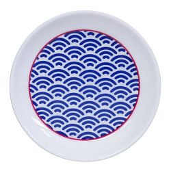 Star/Wave kék tányér, ø 9 cm - Tokyo Design Studio