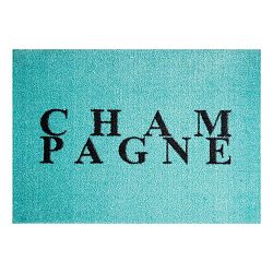StateMat Champagne kék lábtörlő, 50 x 75 cm - Mint Rugs