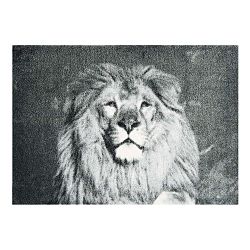 StateMat Lion szürke lábtörlő, 50 x 70 cm - Mint Rugs