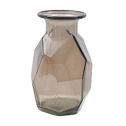 Stone barna váza, újrahasznosított üvegből, ⌀ 9 cm - Mauro Ferretti