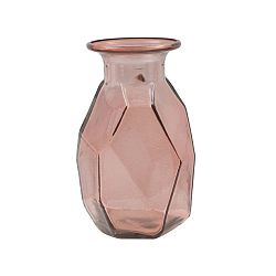 Stone rózsaszín újrahasznosított üvegváza, ⌀ 9 cm - Mauro Ferretti