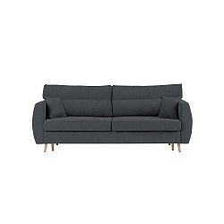Sydney háromszemélyes sötétszürke kinyitható kanapé tárolóval, 231 x 98 x 95 cm - Cosmopolitan design