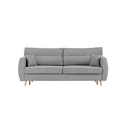 Sydney háromszemélyes szürke kinyitható kanapé tárolóval, 231 x 98 x 95 cm - Cosmopolitan design