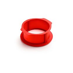 Szétnyitható piros szilikon tortasütő forma, ⌀ 18 cm - Lékué