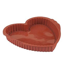 Szilikonos szív formájú sütőforma, 24 x 23 cm - Metaltex