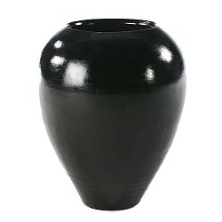 Terra Cotta fekete váza, 70 x 60 cm - Thai Natura