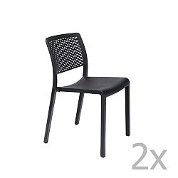 Trama Simple fekete kerti szék, 2 darab - Resol