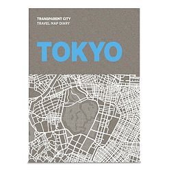 Transparent City Tokyo írható térkép - Palomar