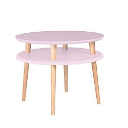 UFO rózsaszín dohányzóasztal, Ø 57 cm - Ragaba