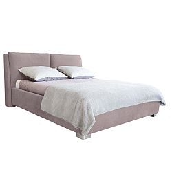 Vicky halvány rózsaszín kétszemélyes ágy, 180 x 200 cm - Mazzini Beds