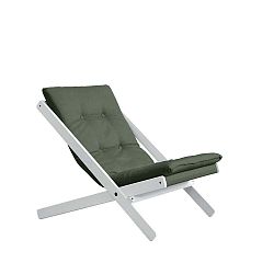 Vigilius Olive Green olivazöld összecsukható bükkfa fotel, 60 x 115 cm - Karup Design