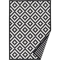 Viki fekete-fehér, mintás kétoldalas szőnyeg, 160 x 230 cm - Narma