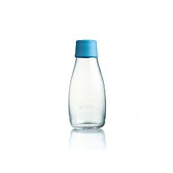 Világoskék üvegpalack élettartam garanciával, 300 ml - ReTap