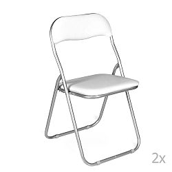 Viola 2 darabos fehér összecsukható szék készlet - Evergreen House