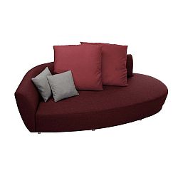Viotti piros háromszemélyes kanapé háttámlával a bal oldalon - Florenzzi