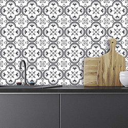 Wall Decals Traditional Tiles 24 db-os falmatrica szett, 20 x 20 cm - Ambiance