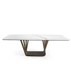 Walnut étkezőasztal márvány asztallappal - Ángel Cerdá