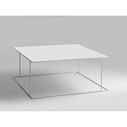 Walt fehér dohányzóasztal, 100 x 100 cm - Custom Form