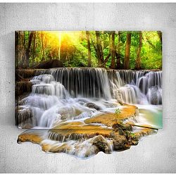 Waterfall 3D fali kép, 40 x 60 cm - Mosticx