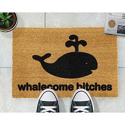 Whalecome Bitches lábtörlő, 40 x 60 cm - Artsy Doormats