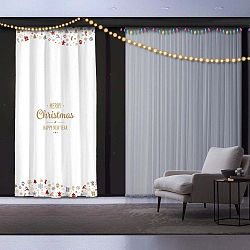White Christmas karácsonyi függöny, 140 x 260 cm
