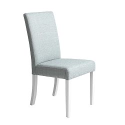 Wilton szürke szék, fehér lábakkal  - Custom Form