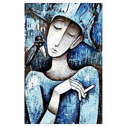 Woman Blue Canvas vászonkép, 70 x 45 cm