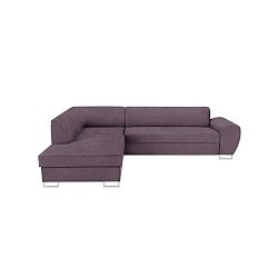 XL Left Corner Sofa lila kinyitható sarokkanapé tárolóhellyel - Kooko Home