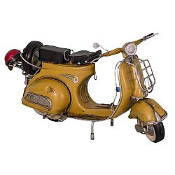 Yellow Scooter dekorációs robogó - Antic Line