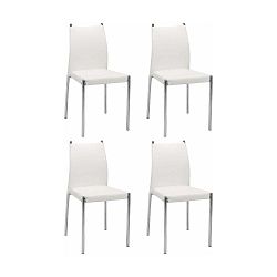 Zulu 4 darab fehér szék - Støraa