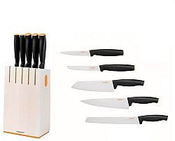 Fiskars Functional Form késtartó 5 darab késsel - fehér