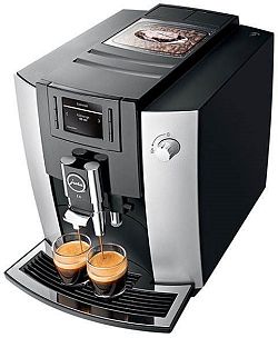 Jura E6 teljesen automata kávéfőző, 15 bar, 1450W, fekete-ezüst