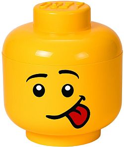 LEGO Fej alakú tárolódoboz Silly - kicsi