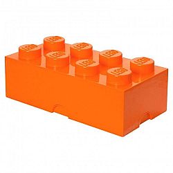 LEGO tároló doboz - 8250 x 500 x 180 mm, narancssárga