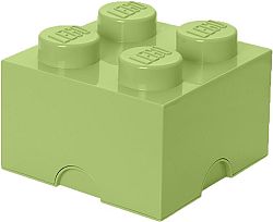 LEGO tárolódoboz 250 x 250 x 180 mm - tavaszi zöld