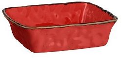 Mäser sütőedény téglalap alakú, 23.5 x 23.5 x 6.5 cm, piros BEL TEMPO