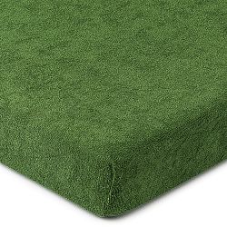 4Home frottír lepedő olivazöld, 160 x 200 cm, 160 x 200 cm