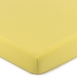 4Home Jersey lepedő elasztánnal sárga, 90 x 200 cm