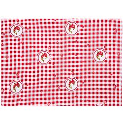 Country tányéralátét piros kockás, 33 x 45 cm