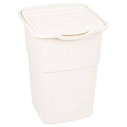 Eco Master szelektív hulladékgyűjtő kosár, 50 l, fehér