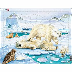 Larsen Puzzle Medve csalaád, 54 darab