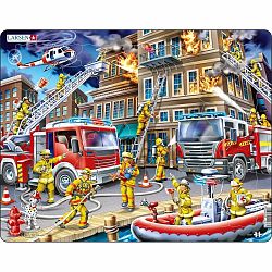 Larsen Puzzle Tűzoltók munka kӧzben, 45 darab