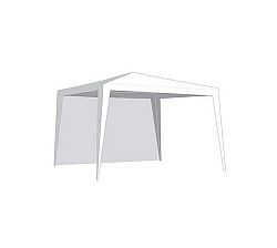 VETRO-PLUS sátor oldal, ablak nélkül 2,95 x 1,9 m fehér